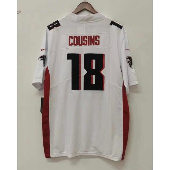 Kirk Cousins Atlanta Falcons Jersey White Nike - Picture 2 of 2